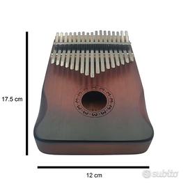 Kalimba - Finger piano 17 tasti in mogano