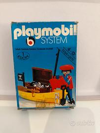 Playmobil 3570 "Pirata con barca e forziere”