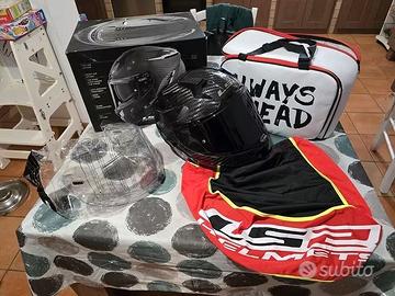 CASCO LS2 CHALLENGER CARBON TAGLIA S COME NUOVO !