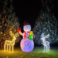 Pupazzo di Neve gonfiabile luminoso da esterno LED