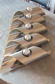 lampade da parete space age stile Monnet anni 70