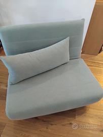 Poltrona Divano Letto Maison du Monde Verde Acqua