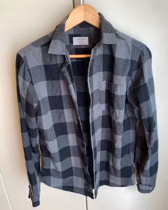 camicia a quadri nera Jack & jones