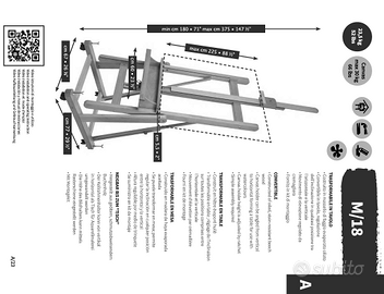 Cavalletto professionale per dipingere Marca MABEF