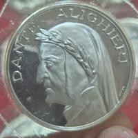 medaglia argento 925commemorativa Dante Alighieri 