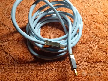 Supra USB 2.0 A‑B Blue  4 m.Cavo Hi‑Fi Audiophile