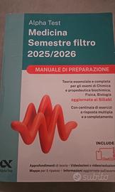 Libro Alpha Test Medicina Semestre Filtro 2025/26
