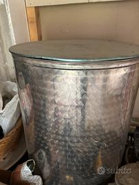 Botte olio/ vino in acciaio
