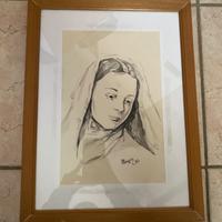 quadro raffigurante una donna