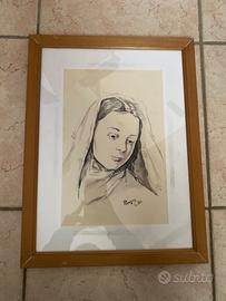 quadro raffigurante una donna