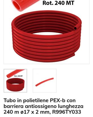 tubo per riscaldamento giacomini
