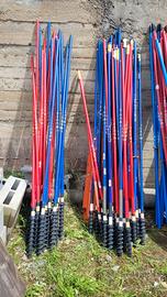Pali vari da slalom sci 