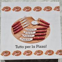 Tutto per la pizza Set per 4 persone acciaio inox