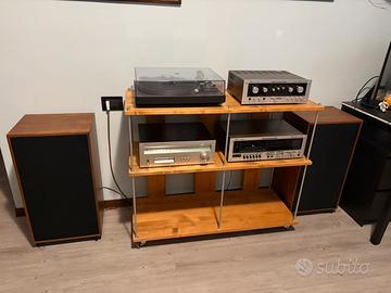 Impianto audio vintage