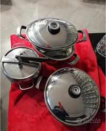 3 bellissime pentole inox 