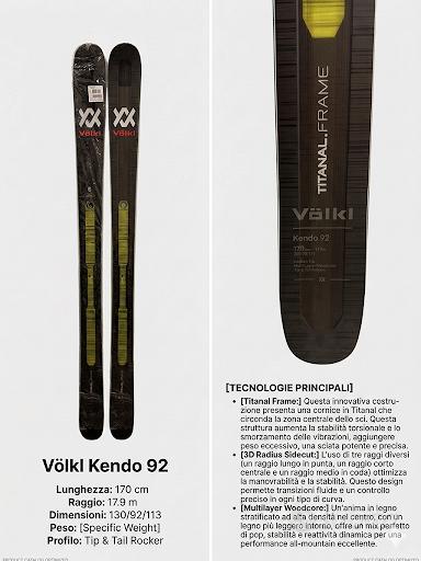 Sci Völkl Kendo 92 - Sports In vendita a Como