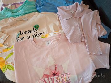 pacchetto magliette Zara bambina