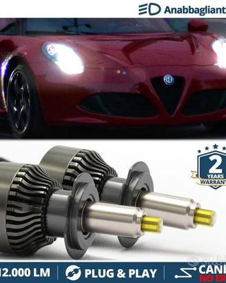 Lampade LED H7 per Alfa Romeo 4C Fari LENTICOLARI