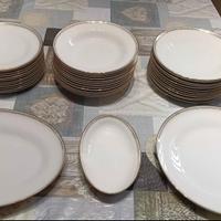 Richard Ginori set di piatti 39 pezzi bordo oro