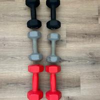 Set manubri in vinile – 3 coppie