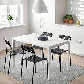 Tavolo 125x75 cm Ikea Melltorp bianco