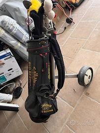 Set mazze da golf callaway con sacca e carrello