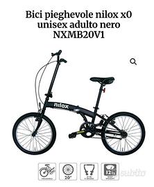 Bicicletta pieghevole unisex 