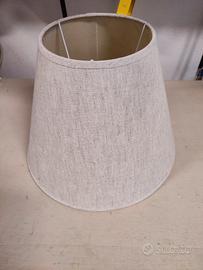 3 Paralumi lampada 30 cm colore sabbia