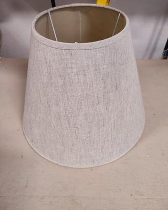 3 Paralumi lampada 30 cm colore sabbia
