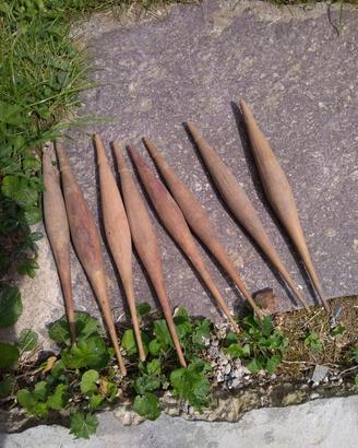 Antiquariato - fusi per arcolaio