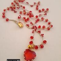 Collana perline vetro