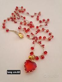 Collana perline vetro