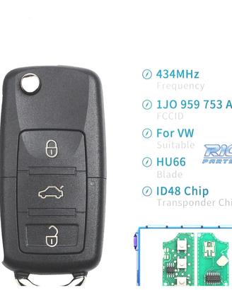 CHIAVE COMPLETA PER VOLKSWAGEN VW BEETLE 02-04 GOL