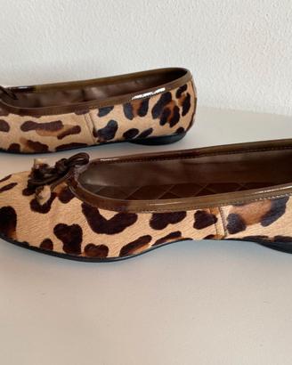 Ballerine leopardate in cavallino – Made in Italy
