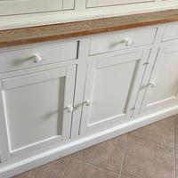 Credenza laccata bianco larice