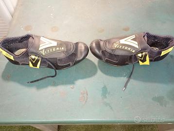 Scarpe da bici corsa Vittoria tg 42 pelle.