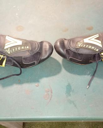 Scarpe da bici corsa Vittoria tg 42 pelle.