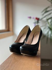 Décolleté Pittarello in pelle Nere - Made in Italy