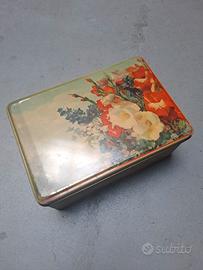 Scatola latta vintage, biscotti Lazzaroni