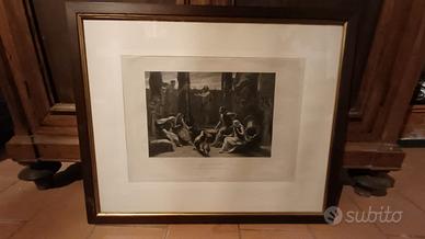 Stampa fine Ottocento "Giobbe"