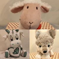 lotto 3 peluches