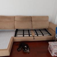 divano letto matrimoniale con penisola 3.10 × 97 