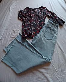 jeans e camicia 