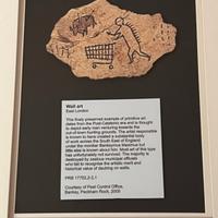 cartolina in legno di BANKSY 