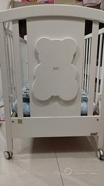 culla erbesi + settimino + cuscino