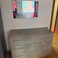 Cassettiera Con specchio