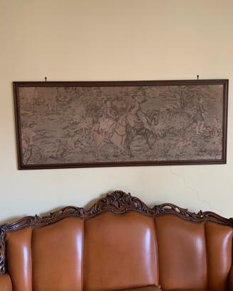 Grande Arazzo Vintage in cornice