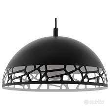 Eglo Lampada LAMPADARIO NERO Savignano Metallo