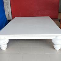  tavolino da salotto shabby chic bianco