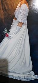 Vestito sposa lungo Atelier pizzo macramè vintage